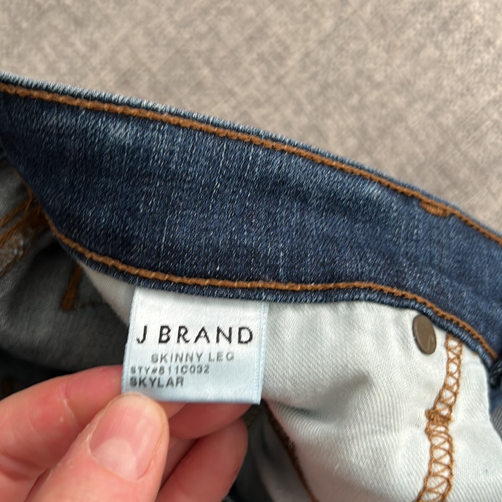 J Brand Dark Wash Jeans Skylar - Picture 5 of 10